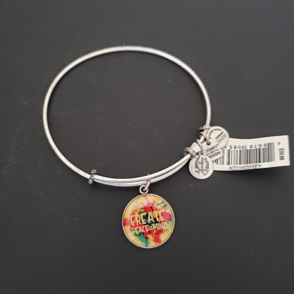 Alex & Ani Create Peace of Mind Bangle 708 - Picture 2 of 3
